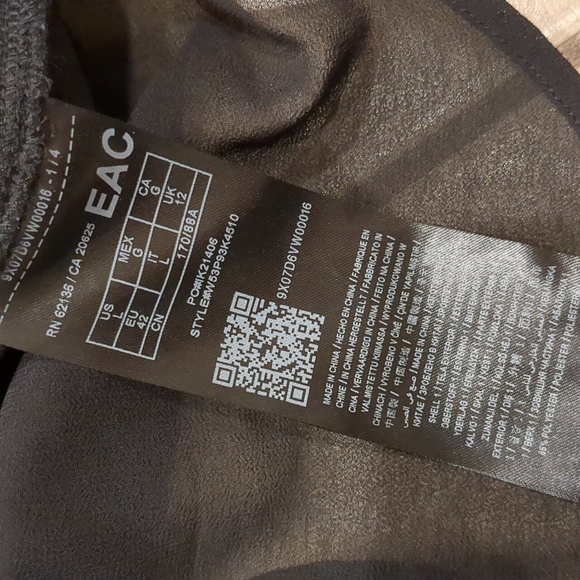 Guess Black Long Sleeve Embellished Blouse Sweater Size Large - Picture 5 of 5